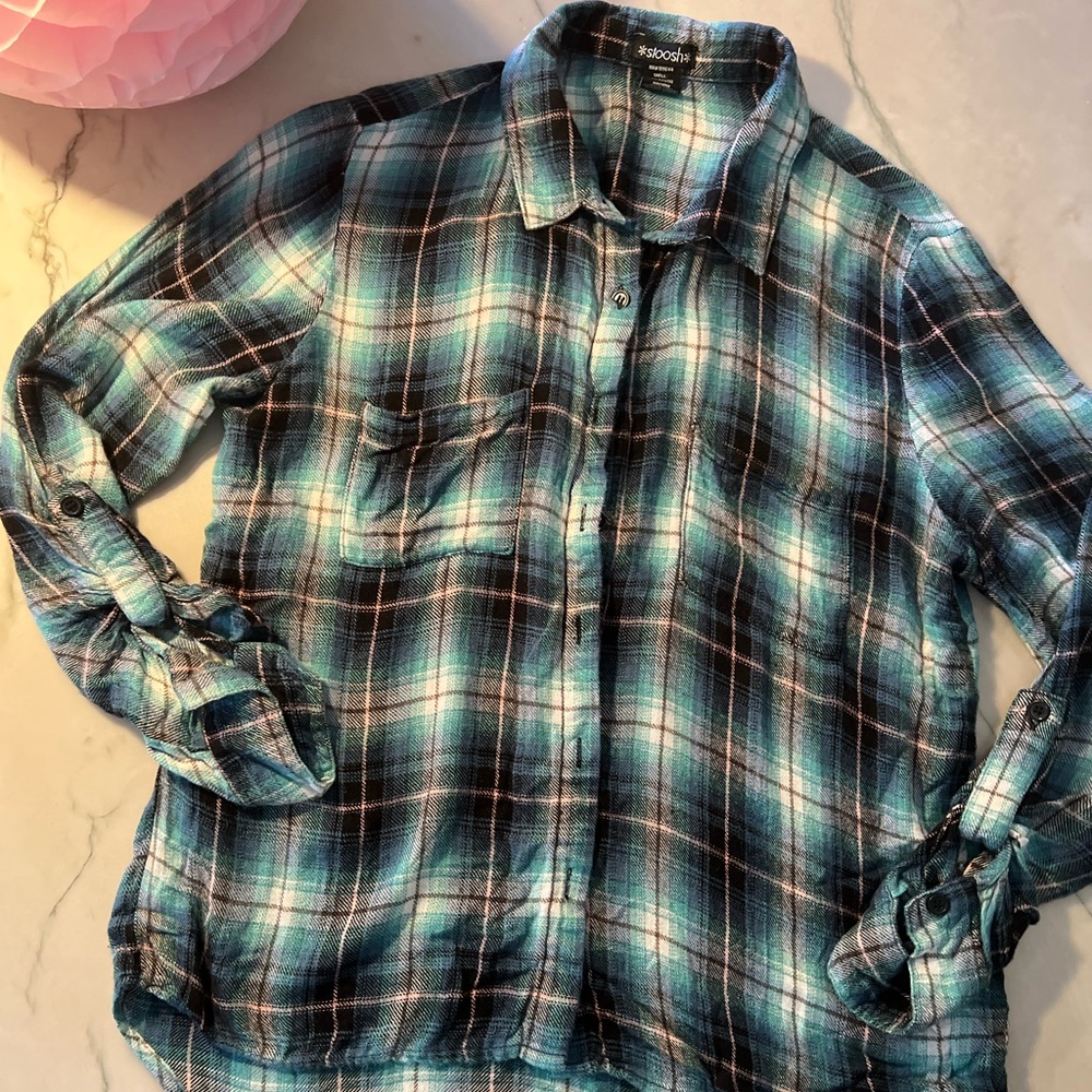 Stoosh women’s flannel sz Sm/med